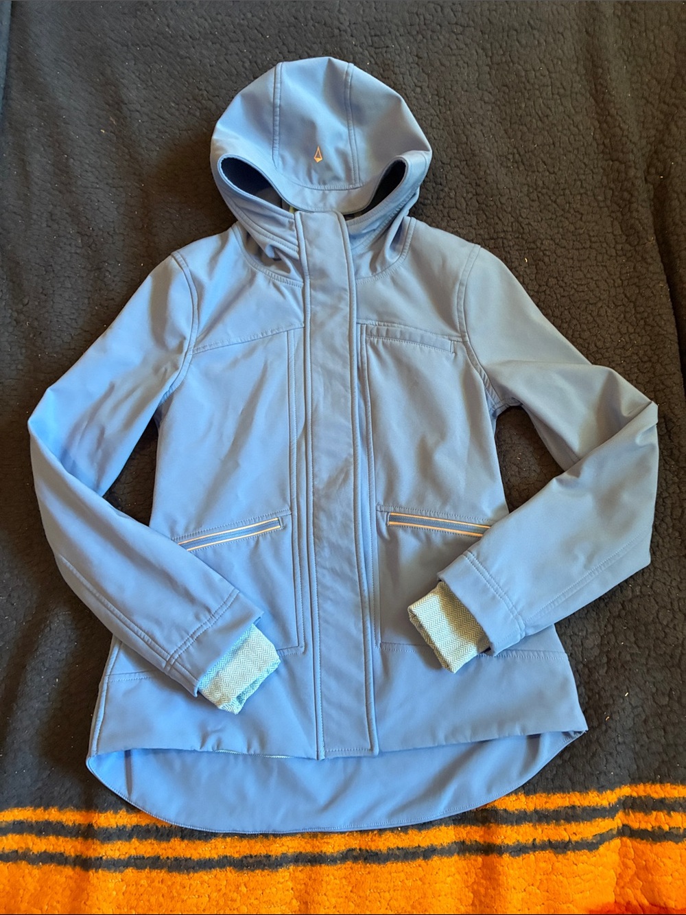 Ivivva "Rock in the Rain" fleece-lined softshell jacket